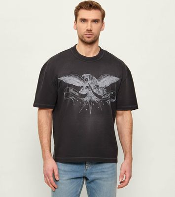 T-shirt męski AllSaints ze sklepu: Gomez Fashion Store w kategorii: T-shirty męskie - zdjęcie 874714-BD9-10338_AA262M000001000