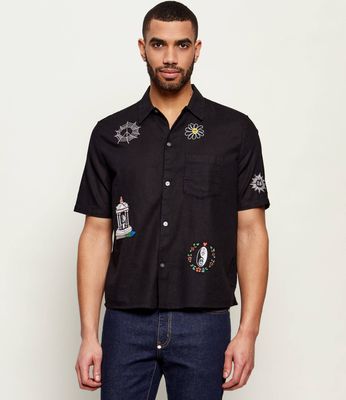 Koszula męska wiosenna AllSaints ze sklepu: Gomez Fashion Store w kategorii: Koszule męskie - zdjęcie 874714-BD9-10338_AA262M000020002