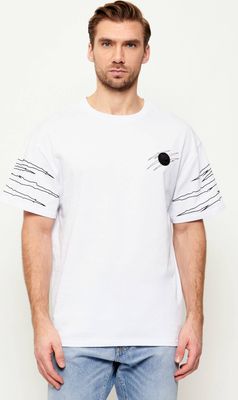 Plein Sport - T-shirt męski wiosenny ze sklepu: Gomez Fashion Store w kategorii: T-shirty męskie - zdjęcie 874714-BD9-10338_PS255M000065101