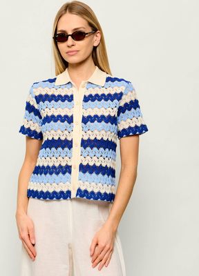 Sweter damski elegancki ST.Barth ze sklepu: Gomez Fashion Store w kategorii: Swetry damskie - zdjęcie 874714-BD9-10338_SB262W000023303