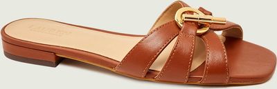LAUREN RALPH LAUREN - Klapki damskie na lato ze sklepu: Gomez Fashion Store w kategorii: Klapki damskie - zdjęcie 874714-BD9-10338_RL262W000100JQ4