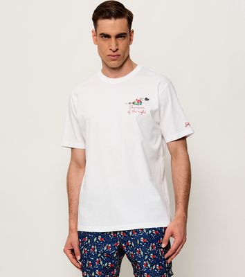 T-shirt męski ST.Barth ze sklepu: Gomez Fashion Store w kategorii: T-shirty męskie - zdjęcie 874714-BD9-10338_SB262M000004348