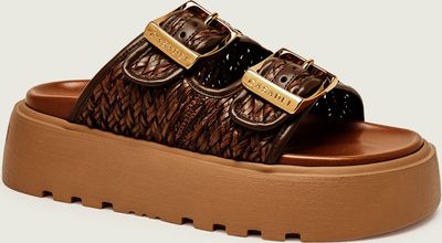 Klapki damskie eleganckie Casadei ze sklepu: Gomez Fashion Store w kategorii: Klapki damskie - zdjęcie 874714-BD9-10338_CD262W000004051