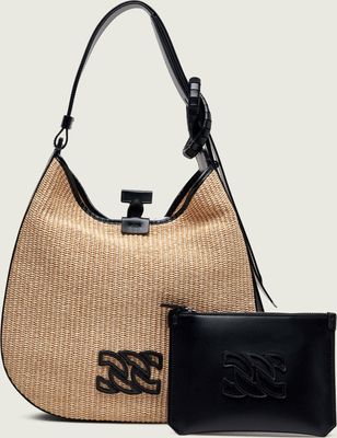 Torebka hobo elegancki Casadei ze sklepu: Gomez Fashion Store w kategorii: Torebki hobo - zdjęcie 874714-BD9-10338_CD262W000022026