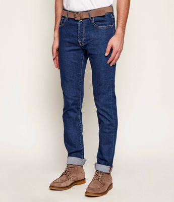 Jeansy męskie casual gładkie Jacob Cohen ze sklepu: Gomez Fashion Store w kategorii: Jeansy męskie - zdjęcie 874714-BD9-10338_JA262M000007095
