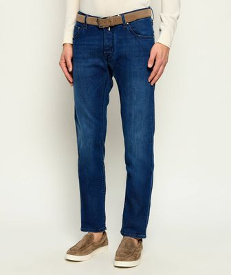 Jeansy męskie bez wzorów casual Jacob Cohen ze sklepu: Gomez Fashion Store w kategorii: Jeansy męskie - zdjęcie 874714-BD9-10338_JA262M000010095