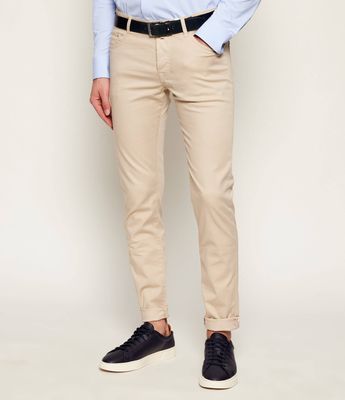 Spodnie męskie bez wzorów Jacob Cohen ze sklepu: Gomez Fashion Store w kategorii: Spodnie męskie - zdjęcie 874714-BD9-10338_JA262M000013114