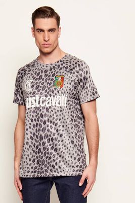 T-shirt męski młodzieżowy Just Cavalli ze sklepu: Gomez Fashion Store w kategorii: T-shirty męskie - zdjęcie 874714-BD9-10338_CA262M000050994