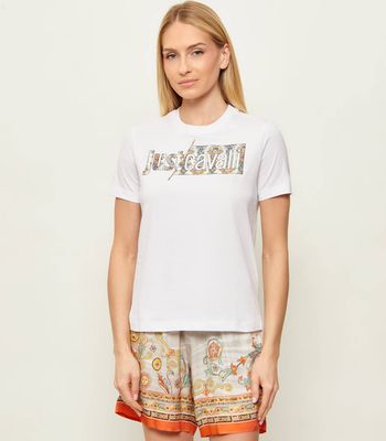 Bluzka damska Just Cavalli ze sklepu: Gomez Fashion Store w kategorii: Bluzki damskie - zdjęcie 874714-BD9-10338_CA262W000018C09