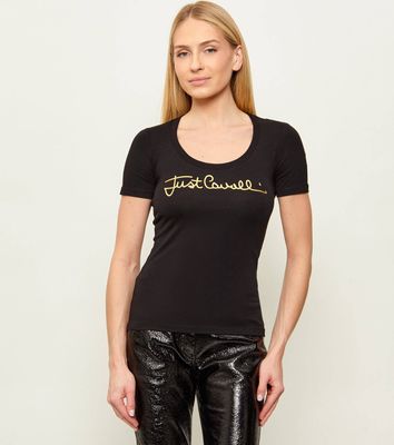 Bluzka damska elegancka Just Cavalli ze sklepu: Gomez Fashion Store w kategorii: Bluzki damskie - zdjęcie 874714-BD9-10338_CA262W000025009
