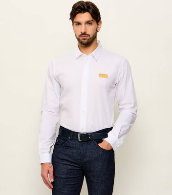 Koszula męska na wiosnę Versace Jeans Couture ze sklepu: Gomez Fashion Store w kategorii: Koszule męskie - zdjęcie 874714-BD9-10338_VR262M000007A10
