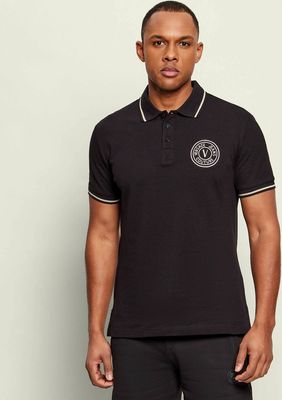 Versace Jeans Couture - T-shirt męski letni ze sklepu: Gomez Fashion Store w kategorii: T-shirty męskie - zdjęcie 874714-BD9-10338_VR262M000024899