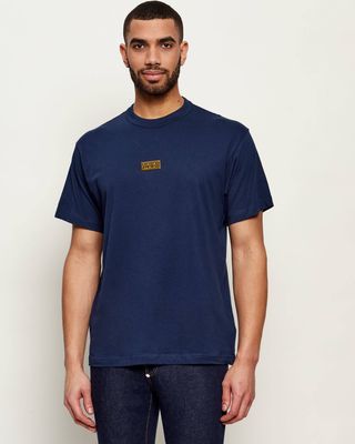 Versace Jeans Couture - T-shirt męski na lato ze sklepu: Gomez Fashion Store w kategorii: T-shirty męskie - zdjęcie 874714-BD9-10338_VR262M000015A25