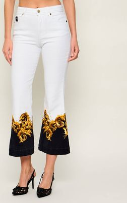Jeansy damskie letnie Versace Jeans Couture ze sklepu: Gomez Fashion Store w kategorii: Jeansy damskie - zdjęcie 874714-BD9-10338_VR262W000012A46
