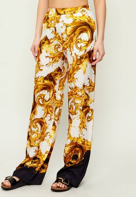 Spodnie damskie na wiosnę Versace Jeans Couture ze sklepu: Gomez Fashion Store w kategorii: Spodnie damskie - zdjęcie 874714-BD9-10338_VR262W000011A51