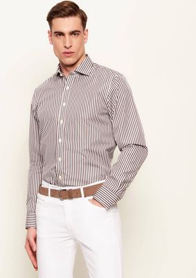 Koszula męska letnia Oscar Jacobson ze sklepu: Gomez Fashion Store w kategorii: Koszule męskie - zdjęcie 874714-BD9-10338_OJ262M000002115