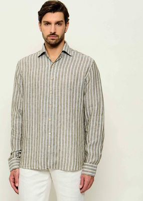 Koszula męska na wiosnę Oscar Jacobson ze sklepu: Gomez Fashion Store w kategorii: Koszule męskie - zdjęcie 874714-BD9-10338_OJ262M000003116