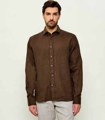 Koszula męska na wiosnę Oscar Jacobson ze sklepu: Gomez Fashion Store w kategorii: Koszule męskie - zdjęcie 874714-BD9-10338_OJ262M000006081