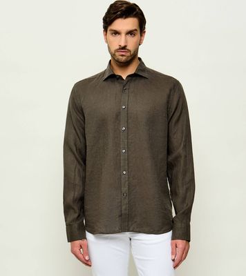 Koszula męska na lato Oscar Jacobson ze sklepu: Gomez Fashion Store w kategorii: Koszule męskie - zdjęcie 874714-BD9-10338_OJ262M000006118