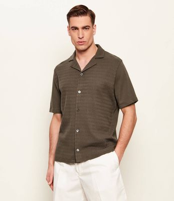Koszula męska na zimę Oscar Jacobson ze sklepu: Gomez Fashion Store w kategorii: Koszule męskie - zdjęcie 874714-BD9-10338_OJ262M000023126