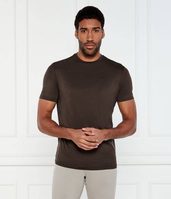 T-shirt męski Oscar Jacobson ze sklepu: Gomez Fashion Store w kategorii: T-shirty męskie - zdjęcie 874714-BD9-10338_OJ252M000017081