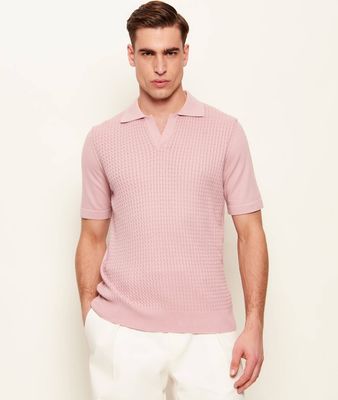 T-shirt męski na lato Oscar Jacobson ze sklepu: Gomez Fashion Store w kategorii: T-shirty męskie - zdjęcie 874714-BD9-10338_OJ262M000025127