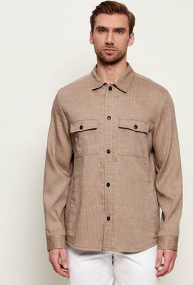 Koszula męska na jesień TIGER OF SWEDEN ze sklepu: Gomez Fashion Store w kategorii: Koszule męskie - zdjęcie 874714-BD9-10338_TG262M000018016