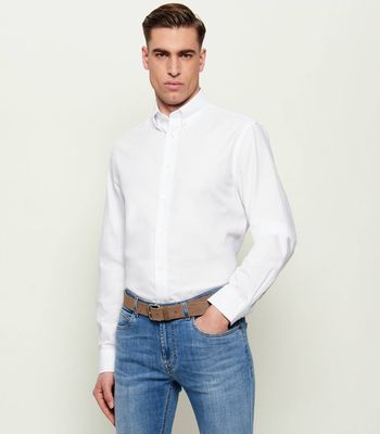 Koszula męska casual TIGER OF SWEDEN ze sklepu: Gomez Fashion Store w kategorii: Koszule męskie - zdjęcie 874714-BD9-10338_TG262M000025015