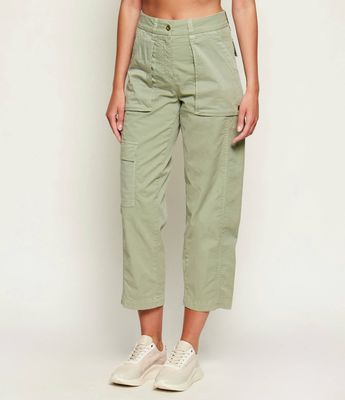 Spodnie damskie Aeronautica Militare ze sklepu: Gomez Fashion Store w kategorii: Spodnie damskie - zdjęcie 874714-BD9-10338_AM261W000007422