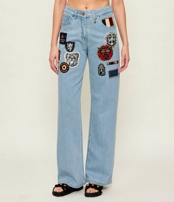 Jeansy damskie Aeronautica Militare ze sklepu: Gomez Fashion Store w kategorii: Jeansy damskie - zdjęcie 874714-BD9-10338_AM261W000009423