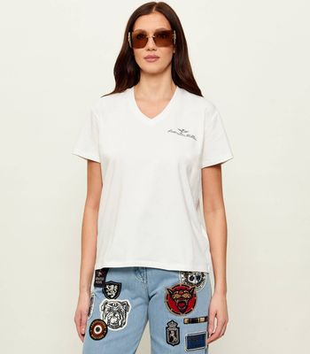 Aeronautica Militare - Bluzka damska ze sklepu: Gomez Fashion Store w kategorii: Bluzki damskie - zdjęcie 874714-BD9-10338_AM261W000011002