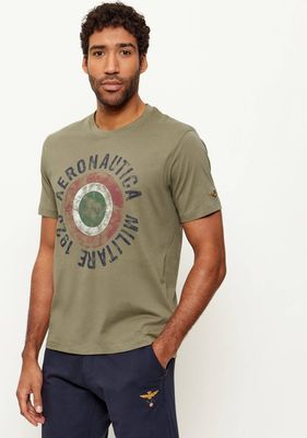 T-shirt męski Aeronautica Militare ze sklepu: Gomez Fashion Store w kategorii: T-shirty męskie - zdjęcie 874714-BD9-10338_AM261M000011424