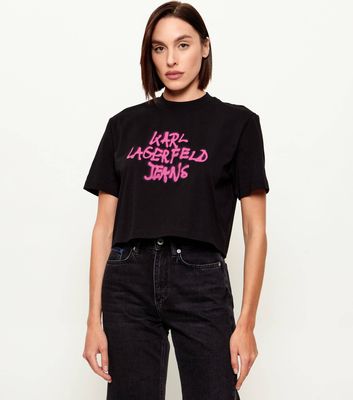 Bluzka damska w stylu młodzieżowym na wiosnę Karl Lagerfeld Jeans ze sklepu: Gomez Fashion Store w kategorii: Bluzki damskie - zdjęcie 874714-BD9-10338_KJ261W000012002