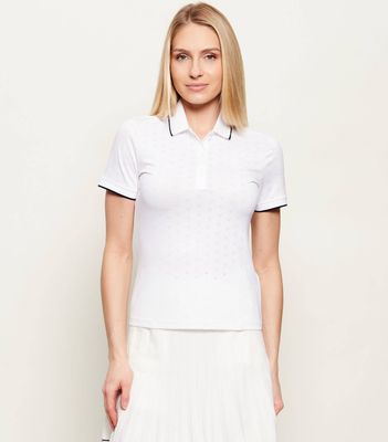 Bluzka damska bez wzorów Lacoste ze sklepu: Gomez Fashion Store w kategorii: Bluzki damskie - zdjęcie 874714-BD9-10338_LA262W000049001