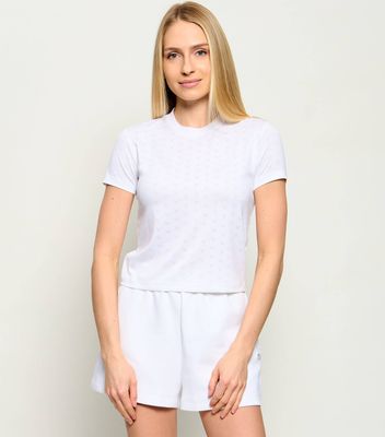 Bluzka damska elegancka Lacoste ze sklepu: Gomez Fashion Store w kategorii: Bluzki damskie - zdjęcie 874714-BD9-10338_LA262W000065001