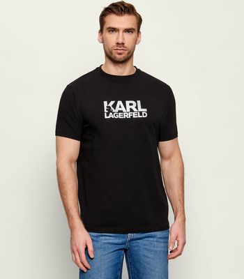 T-shirt męski Karl Lagerfeld ze sklepu: Gomez Fashion Store w kategorii: T-shirty męskie - zdjęcie 874714-BD9-10338_KL262M000001015