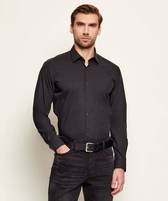 Koszula męska wiosenna Karl Lagerfeld ze sklepu: Gomez Fashion Store w kategorii: Koszule męskie - zdjęcie 874714-BD9-10338_KL262M000069990