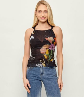 Desigual - Bluzka damska na wiosnę ze sklepu: Gomez Fashion Store w kategorii: Bluzki damskie - zdjęcie 874714-BD9-10338_DU262W000076002