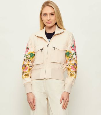 Kurtka damska na wiosnę Desigual ze sklepu: Gomez Fashion Store w kategorii: Kurtki damskie - zdjęcie 874714-BD9-10338_DU262W000100066