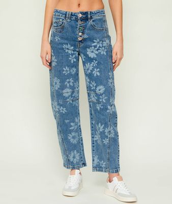 Jeansy damskie w miejskim stylu casual Desigual ze sklepu: Gomez Fashion Store w kategorii: Jeansy damskie - zdjęcie 874714-BD9-10338_DU262W000080009