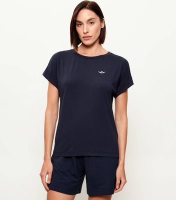 Bluzka damska Aeronautica Militare ze sklepu: Gomez Fashion Store w kategorii: Bluzki damskie - zdjęcie 874714-BD9-10338_AM262W000023001