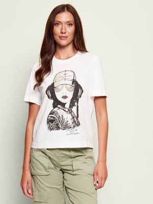 Bluzka damska elegancka Aeronautica Militare ze sklepu: Gomez Fashion Store w kategorii: Bluzki damskie - zdjęcie 874714-BD9-10338_AM262W000025002