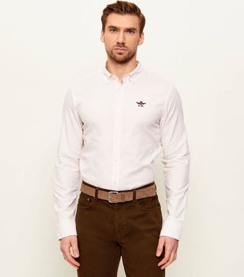 Koszula męska elegancka Aeronautica Militare ze sklepu: Gomez Fashion Store w kategorii: Koszule męskie - zdjęcie 874714-BD9-10338_AM262M000018446