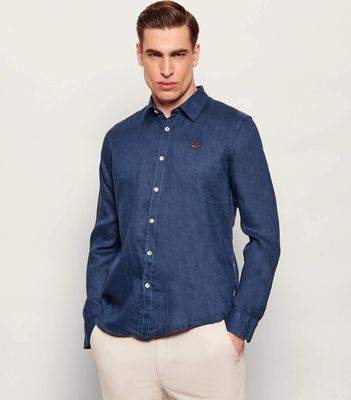 Aeronautica Militare - Koszula męska casual ze sklepu: Gomez Fashion Store w kategorii: Koszule męskie - zdjęcie 874714-BD9-10338_AM262M000036380