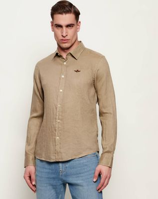 Aeronautica Militare - Koszula męska casual ze sklepu: Gomez Fashion Store w kategorii: Koszule męskie - zdjęcie 874714-BD9-10338_AM262M000036382
