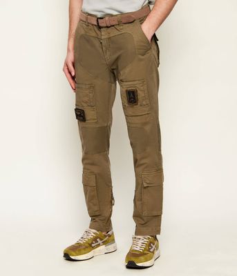 Spodnie męskie na wiosnę Aeronautica Militare ze sklepu: Gomez Fashion Store w kategorii: Spodnie męskie - zdjęcie 874714-BD9-10338_AM262M000049021