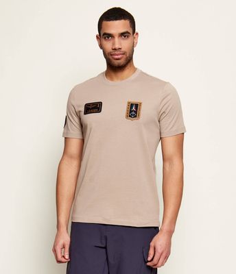 T-shirt męski na lato Aeronautica Militare ze sklepu: Gomez Fashion Store w kategorii: T-shirty męskie - zdjęcie 874714-BD9-10338_AM262M000089382
