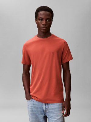 T-shirt męski klasyczny Calvin Klein ze sklepu: Gomez Fashion Store w kategorii: T-shirty męskie - zdjęcie 874714-BD9-10338_CK262M000005613