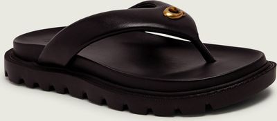 Klapki damskie Coach ze sklepu: Gomez Fashion Store w kategorii: Klapki damskie - zdjęcie 874714-BD9-10338_CN262W000053080
