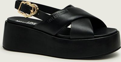 Sandały damskie eleganckie Love Moschino ze sklepu: Gomez Fashion Store w kategorii: Sandały damskie - zdjęcie 874714-BD9-10338_LM262W000015000